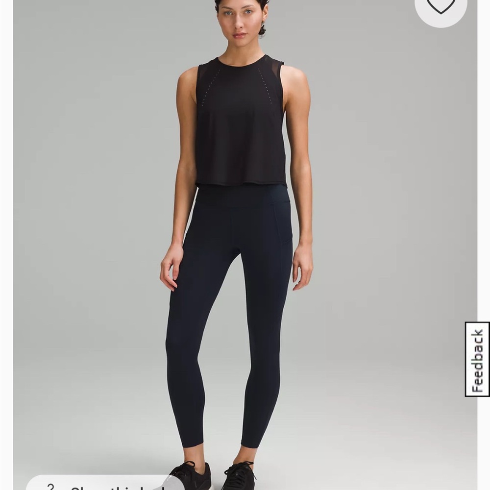 Lululemon Black High Rise legging - 5 Pocket 28”